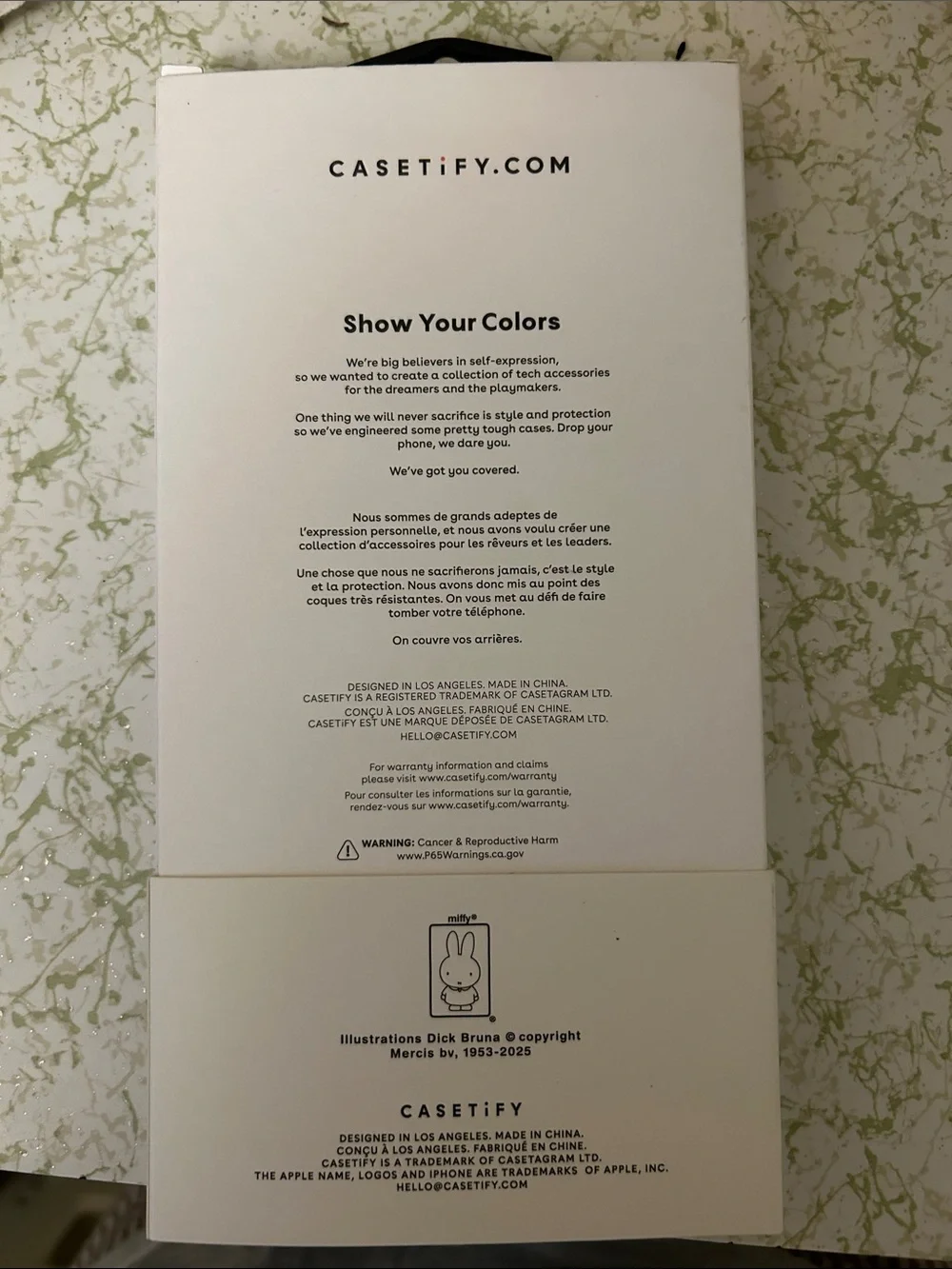 NIB Casetify Orange Miffy iPhone 14 Pro Case